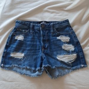 Hollister High Rise jean shorts